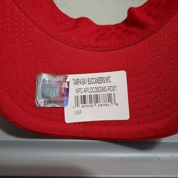 Tampa Bay Bucs '47 Red 2021 NFC South Division Champions Clean Up Hat NWT - Picture 9 of 9